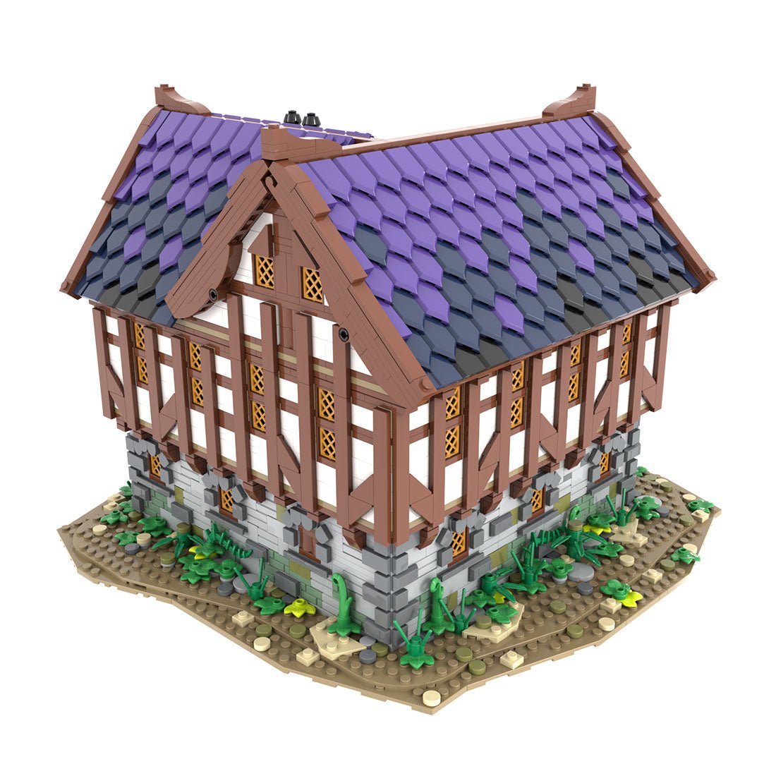 MOC-202047 Medieval tavern & inn Klemmbausteine-LesDiy-Klemmbausteine