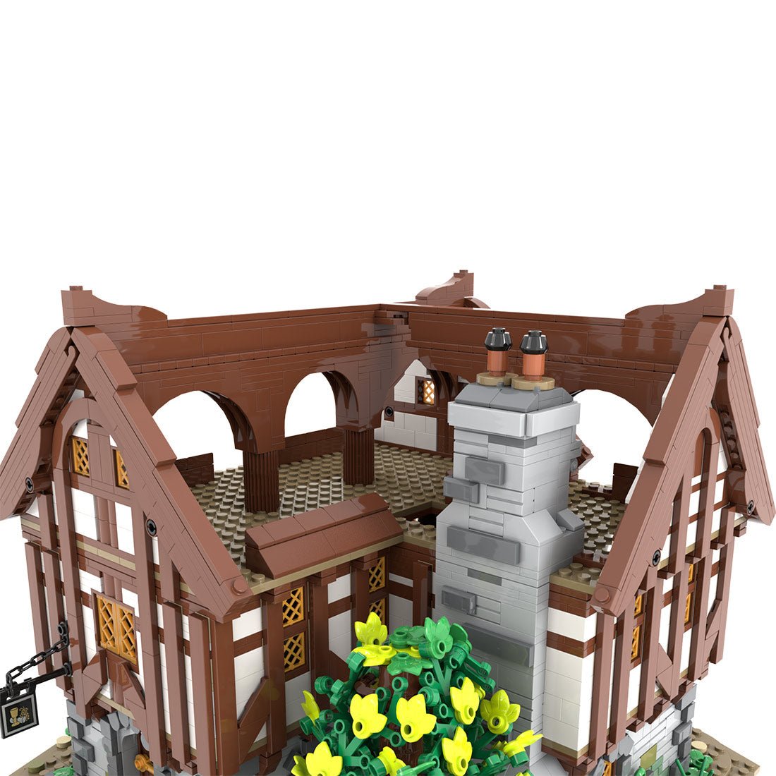 MOC-202047 Medieval tavern & inn Klemmbausteine-LesDiy-Klemmbausteine