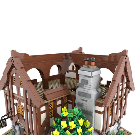 MOC-202047 Medieval tavern & inn Klemmbausteine-LesDiy-Klemmbausteine