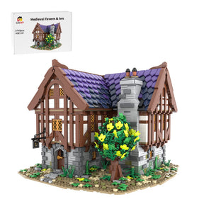 MOC-202047 Medieval tavern & inn Klemmbausteine-LesDiy-Klemmbausteine