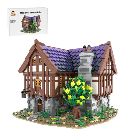 MOC-202047 Medieval tavern & inn Klemmbausteine-LesDiy-Klemmbausteine