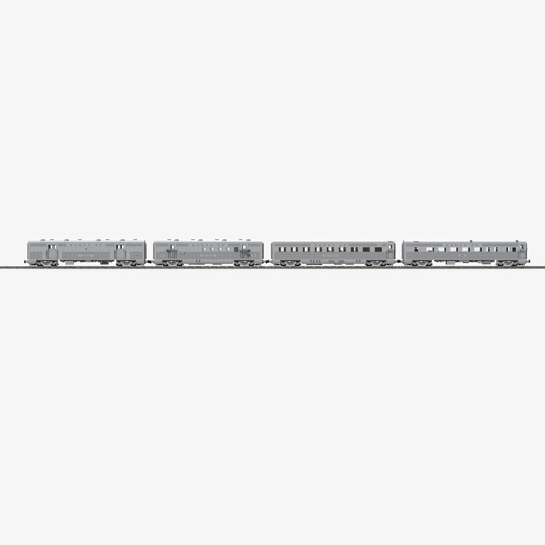 MOC - 202248 Santa Fe Super Chief Car Set 1 Klemmbausteine - LesDiy - Klemmbausteine