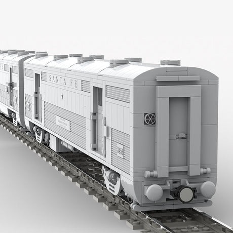 MOC - 202248 Santa Fe Super Chief Car Set 1 Klemmbausteine - LesDiy - Klemmbausteine