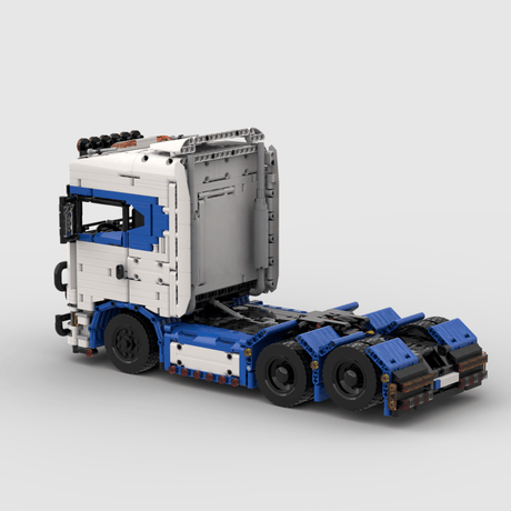 MOC - 202330 Scania 770s (White Blue）Klemmbausteine - LesDiy - Klemmbausteine