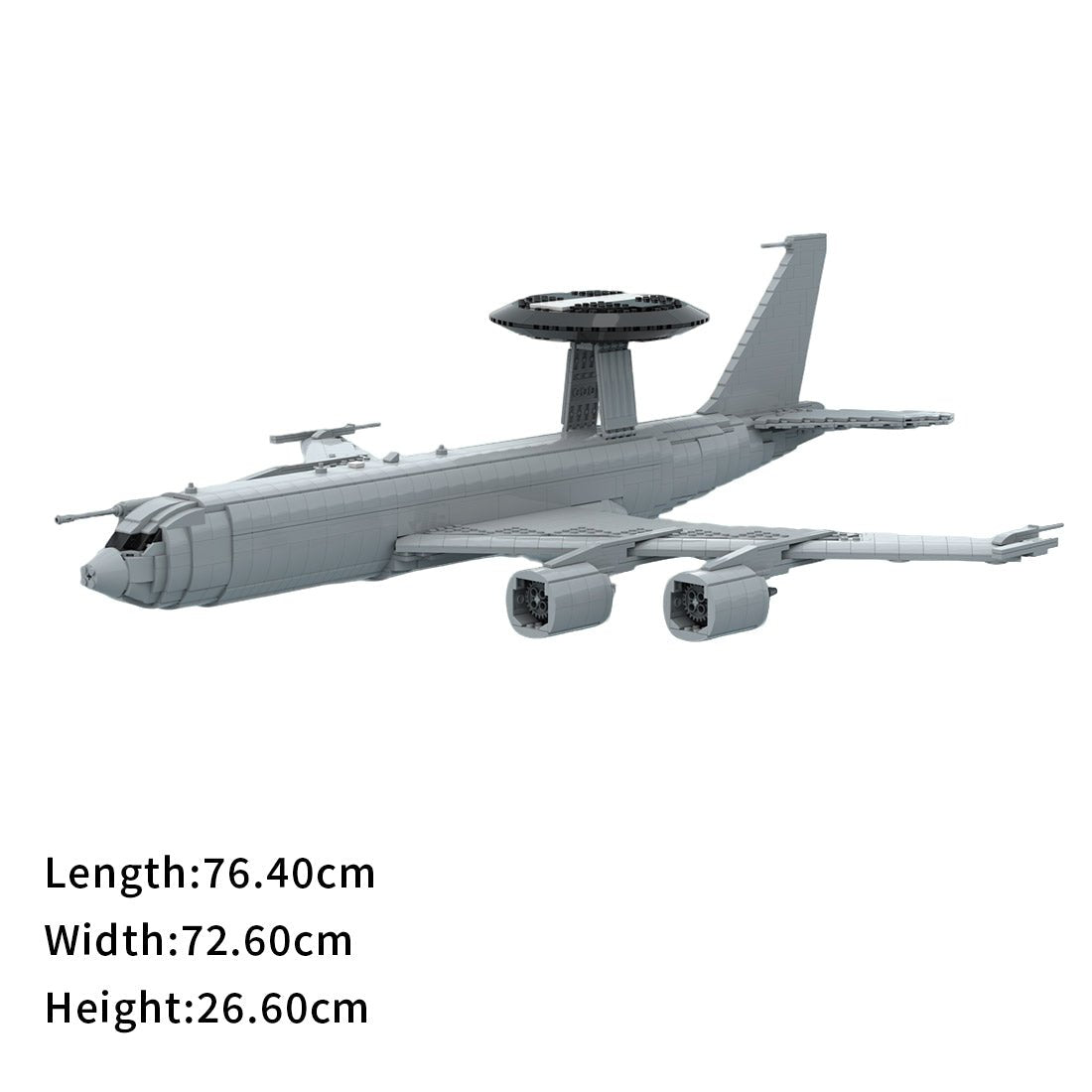 MOC - 202912 Boeing E - 3D Sentry Klemmbausteine - LesDiy - Klemmbausteine