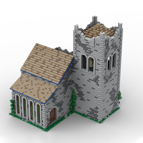 MOC - 203438 Age of Empires - Monastery (Western European) Klemmbausteine - LesDiy - Klemmbausteine