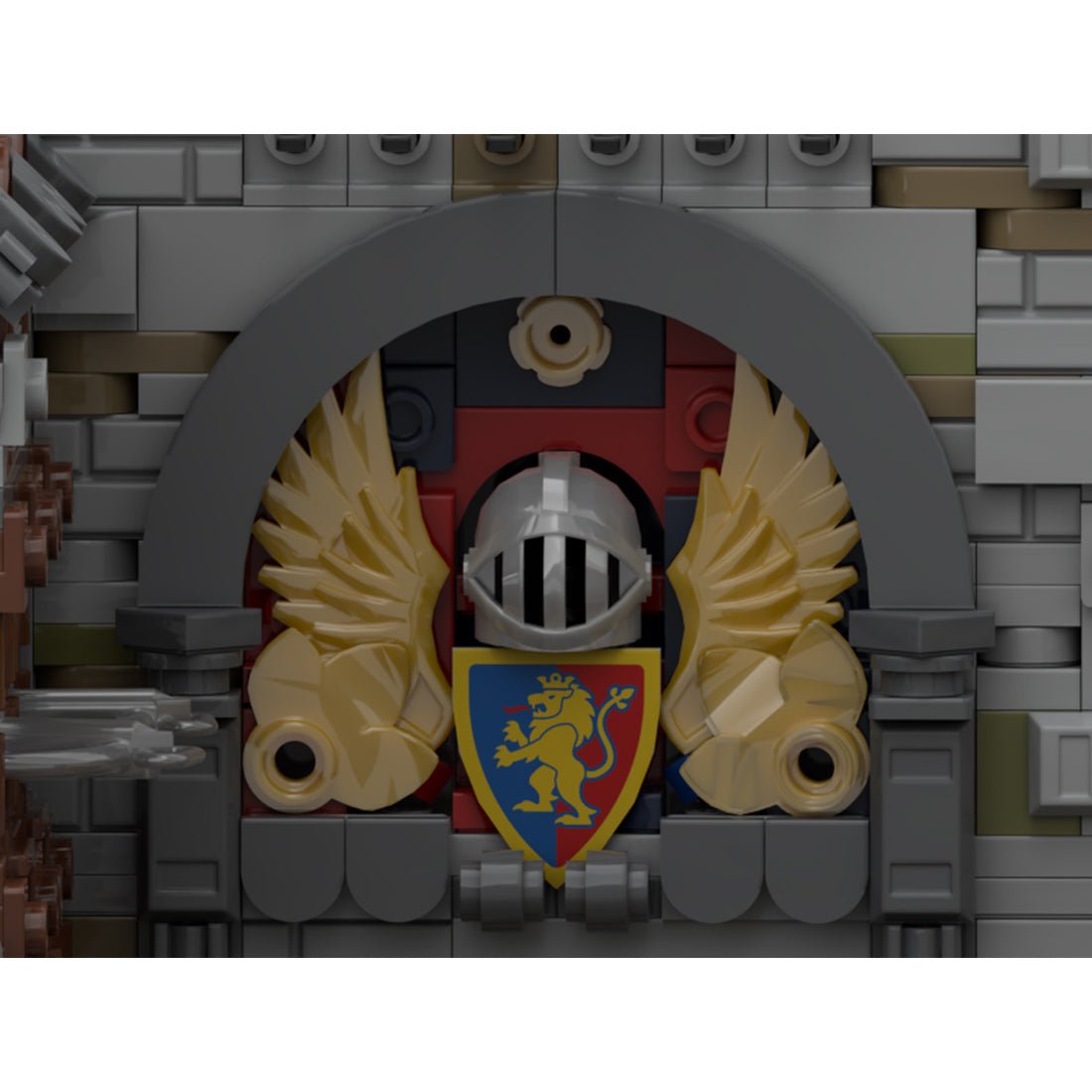 MOC - 206892 Medieval Castle Klemmbausteine - LesDiy - Klemmbausteine