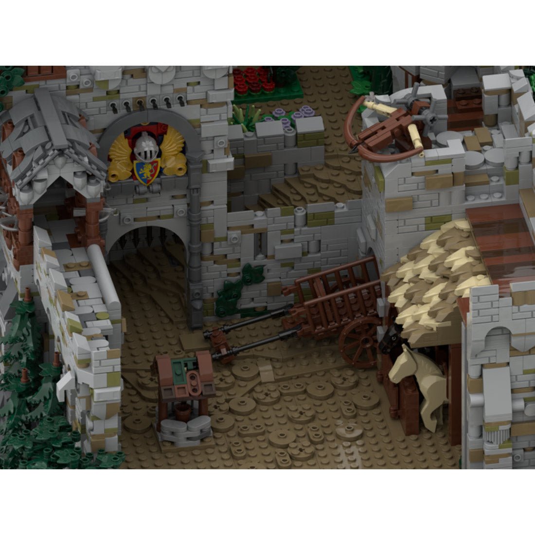 MOC - 206892 Medieval Castle Klemmbausteine - LesDiy - Klemmbausteine
