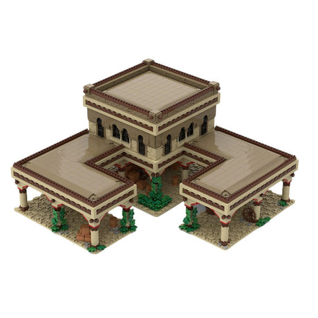 MOC - 206982 Age of Empires - Town Center (Middle Eastern) Klemmbausteine - LesDiy - Klemmbausteine