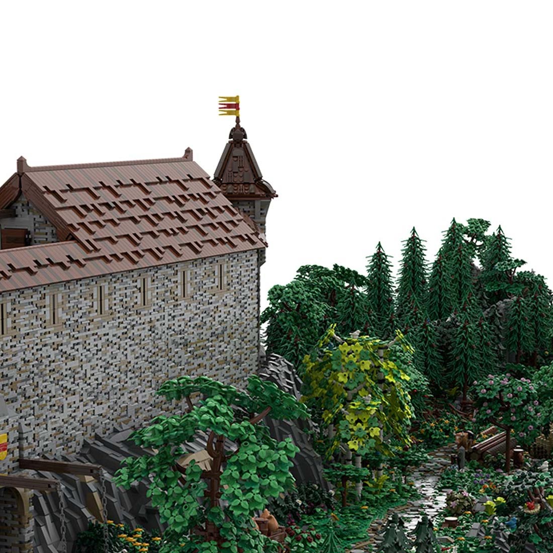 MOC - 207826 B7 Castle Hohengeroldseck Klemmbausteine - LesDiy - Klemmbausteine
