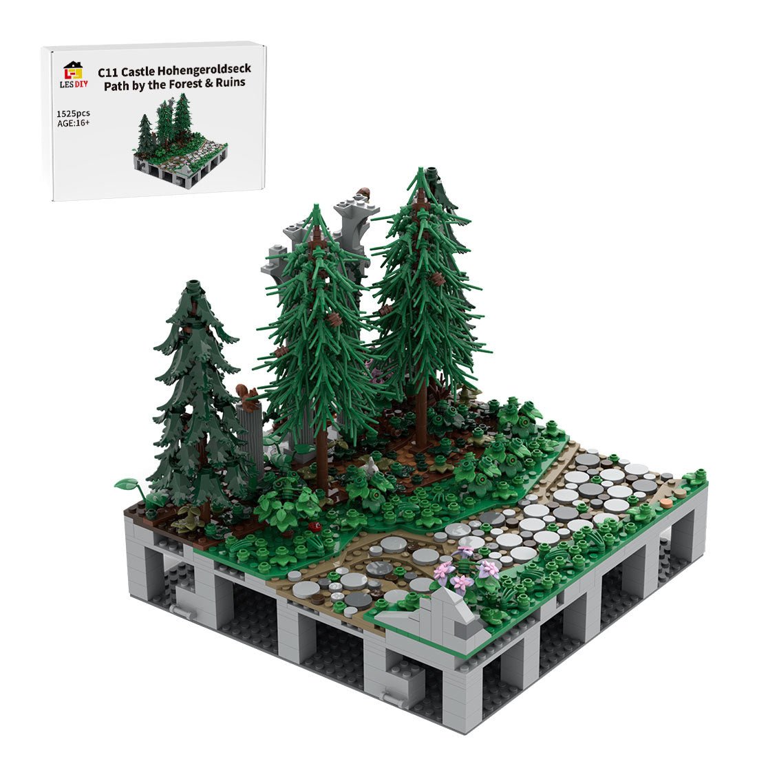 MOC - 208076 C11 Castle Hohengeroldseck Klemmbausteine - LesDiy - Klemmbausteine