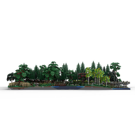 MOC - 208147 Landscape Expansion 1 Klemmbausteine - MOC - 207737 Castle Hohengeroldseck - LesDiy - Klemmbausteine