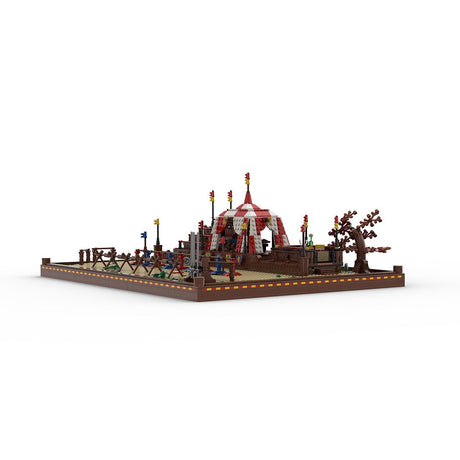 MOC - 208896 Jousting Tourney - Medieval Village Diorama Klemmbausteine - LesDiy - Klemmbausteine