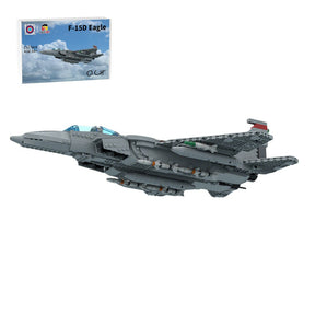 MOC - 210105 F - 15D Eagle Klemmbausteine - LesDiy - Klemmbausteine