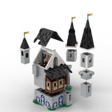 MOC - 211489 white dragons castle Klemmbausteine - LesDiy - Klemmbausteine