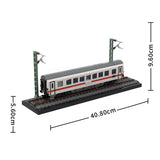 MOC - 212073 Modern European/German City Express Train Passenger Carriage Klemmbausteine - LesDiy - Klemmbausteine
