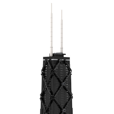 MOC - 213080 John Hancock Center 1:800 Scale Klemmbausteine - LesDiy - Klemmbausteine
