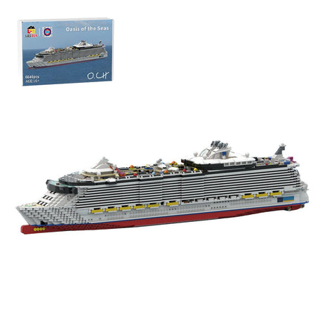MOC - 213812 Oasis of the Seas Klemmbausteine - LesDiy - Klemmbausteine