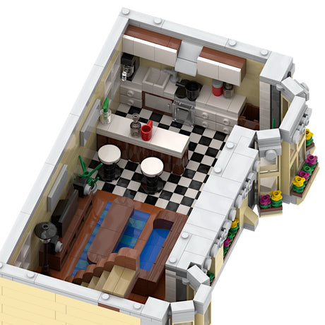 MOC - 214606 HiFi Shop & Residential House Klemmbausteine - LesDiy - Klemmbausteine