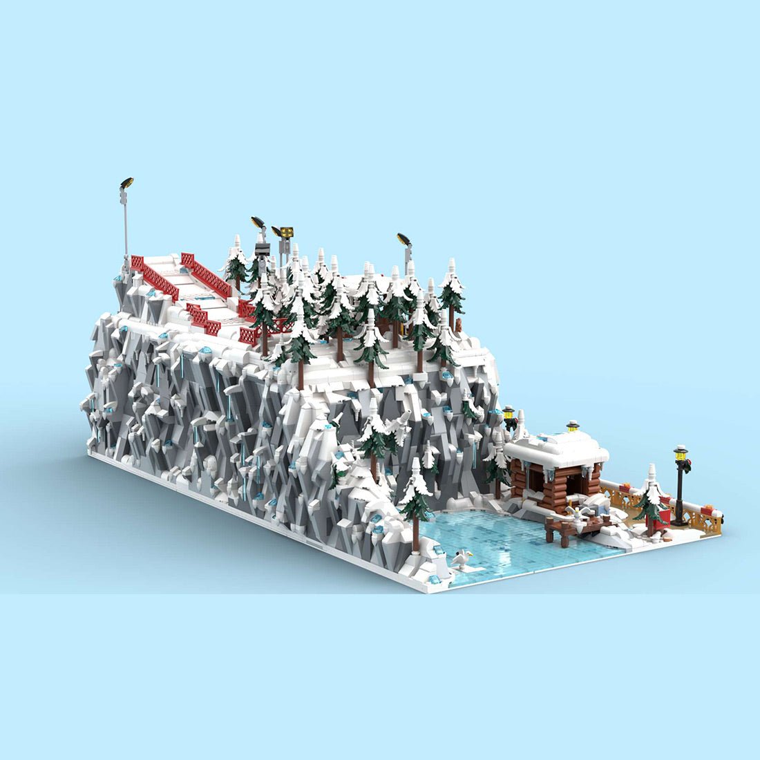 MOC - 217169 Winter Bay Klemmbausteine - LesDiy - Klemmbausteine