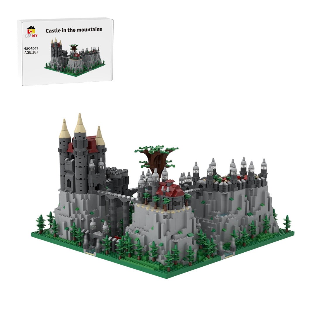 MOC - 217532 Castle in the mountains Klemmbausteine - LesDiy - Klemmbausteine