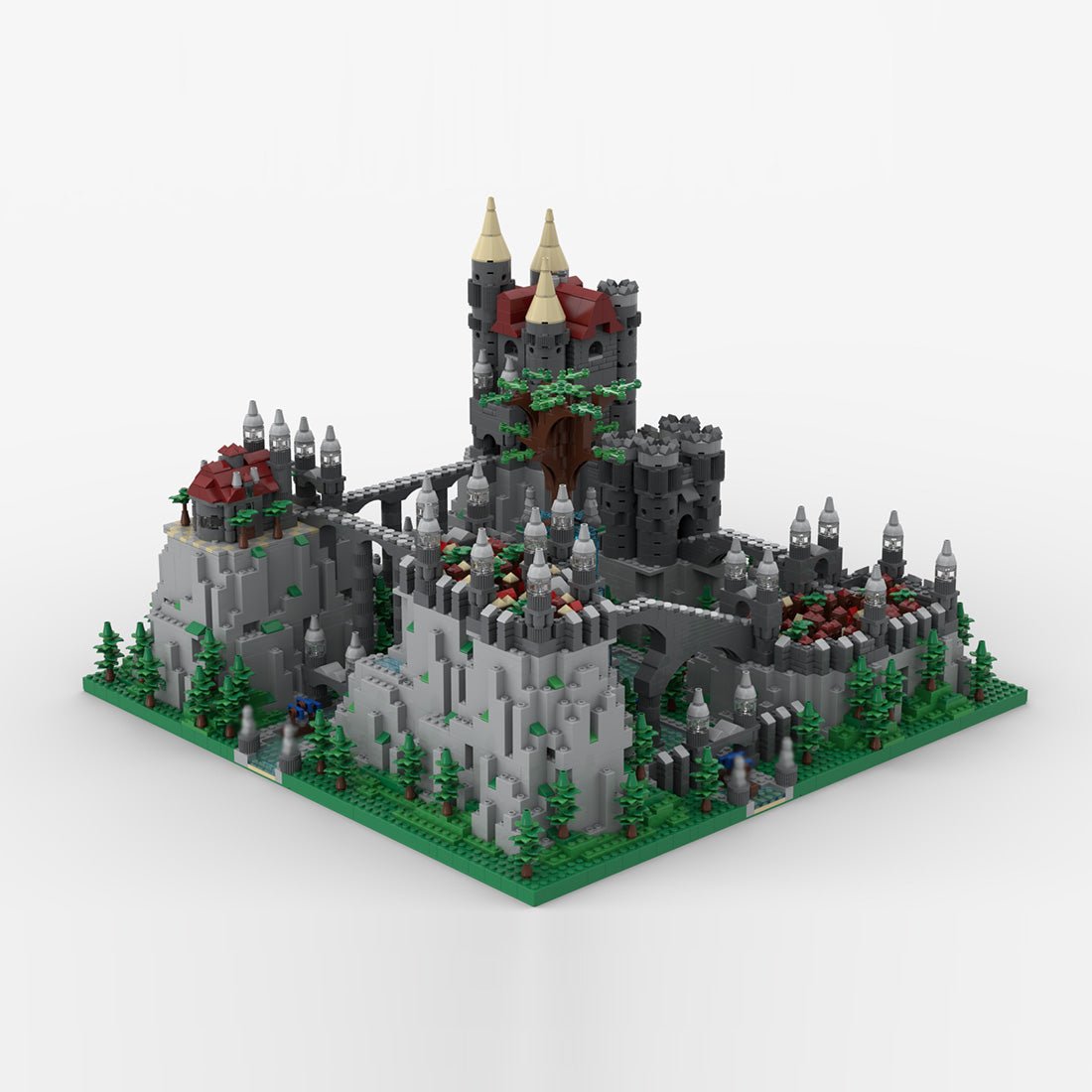MOC - 217532 Castle in the mountains Klemmbausteine - LesDiy - Klemmbausteine