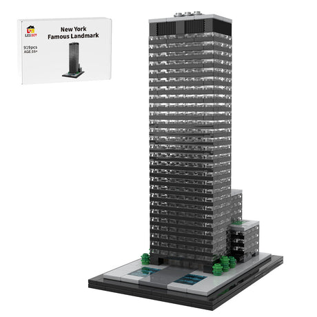 MOC - 219954 Seagram Building 1:800 Scale Klemmbausteine - LesDiy - Klemmbausteine