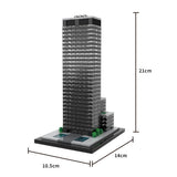 MOC - 219954 Seagram Building 1:800 Scale Klemmbausteine - LesDiy - Klemmbausteine