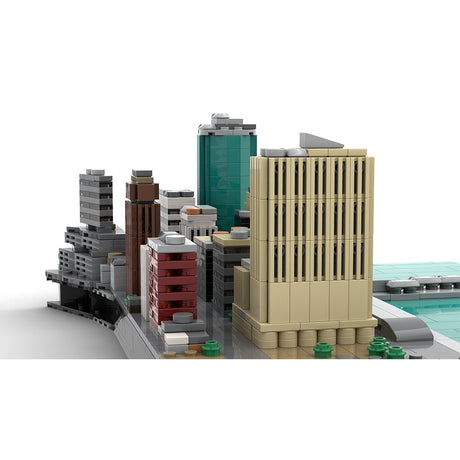 MOC - 221106 New York City Financial District - Maiden Lane & Pearl Street Klemmbausteine - LesDiy - Klemmbausteine