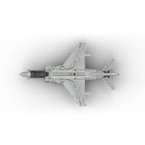 MOC - 221714 McDonnell Douglas | AV - 8B HARRIER II - 1:35 Scale Klemmbausteine(Light Gray) - LesDiy - Klemmbausteine