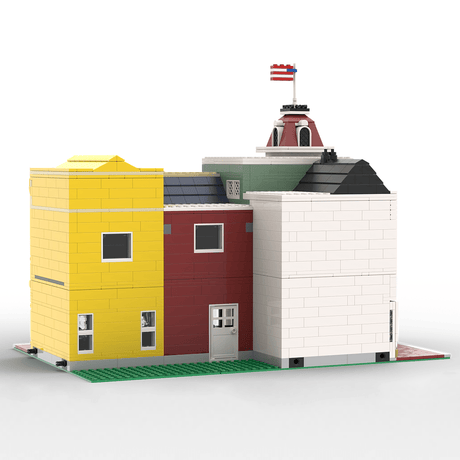 MOC - 222578 Main Street USA Jewelry Store | Deluxe Main Street USA Modular Klemmbausteine - LesDiy - Klemmbausteine