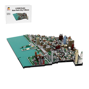 MOC - 223473 1/2000 Scale New York - Tribeca Klemmbausteine - LesDiy - Klemmbausteine