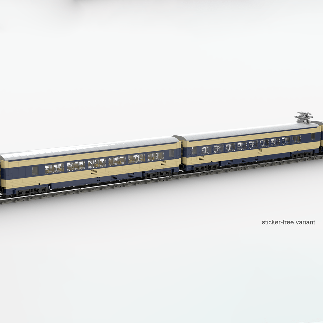 MOC - 223975 "Bullet Train" Shinkansen Series 0 Klemmbausteine - LesDiy - Klemmbausteine
