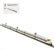 MOC - 223975 "Bullet Train" Shinkansen Series 0 Klemmbausteine - LesDiy - Klemmbausteine