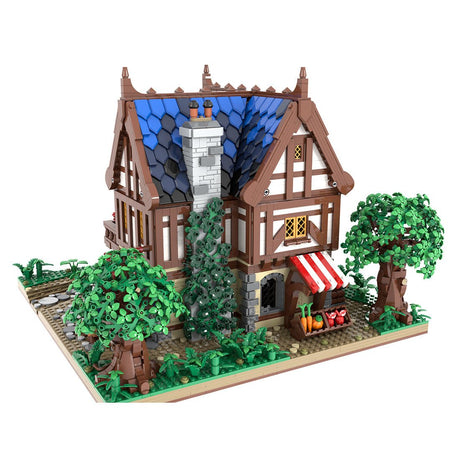 MOC-224458 Medieval tavern Klemmbausteine-LesDiy-Klemmbausteine