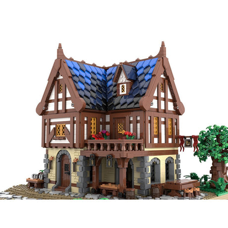 MOC-224458 Medieval tavern Klemmbausteine-LesDiy-Klemmbausteine