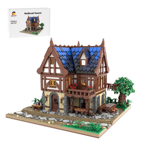 MOC-224458 Medieval tavern Klemmbausteine-LesDiy-Klemmbausteine
