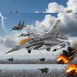 MOC - 224853 F - 16C Fighting Falcon, Nellis (1:58) Klemmbausteine - LesDiy - Klemmbausteine