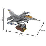 MOC - 224853 F - 16C Fighting Falcon, Nellis (1:58) Klemmbausteine - LesDiy - Klemmbausteine