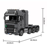 MOC - 225599 Volvo FH16_8x6 heavy tractor truck Klemmbausteine - LesDiy - Klemmbausteine