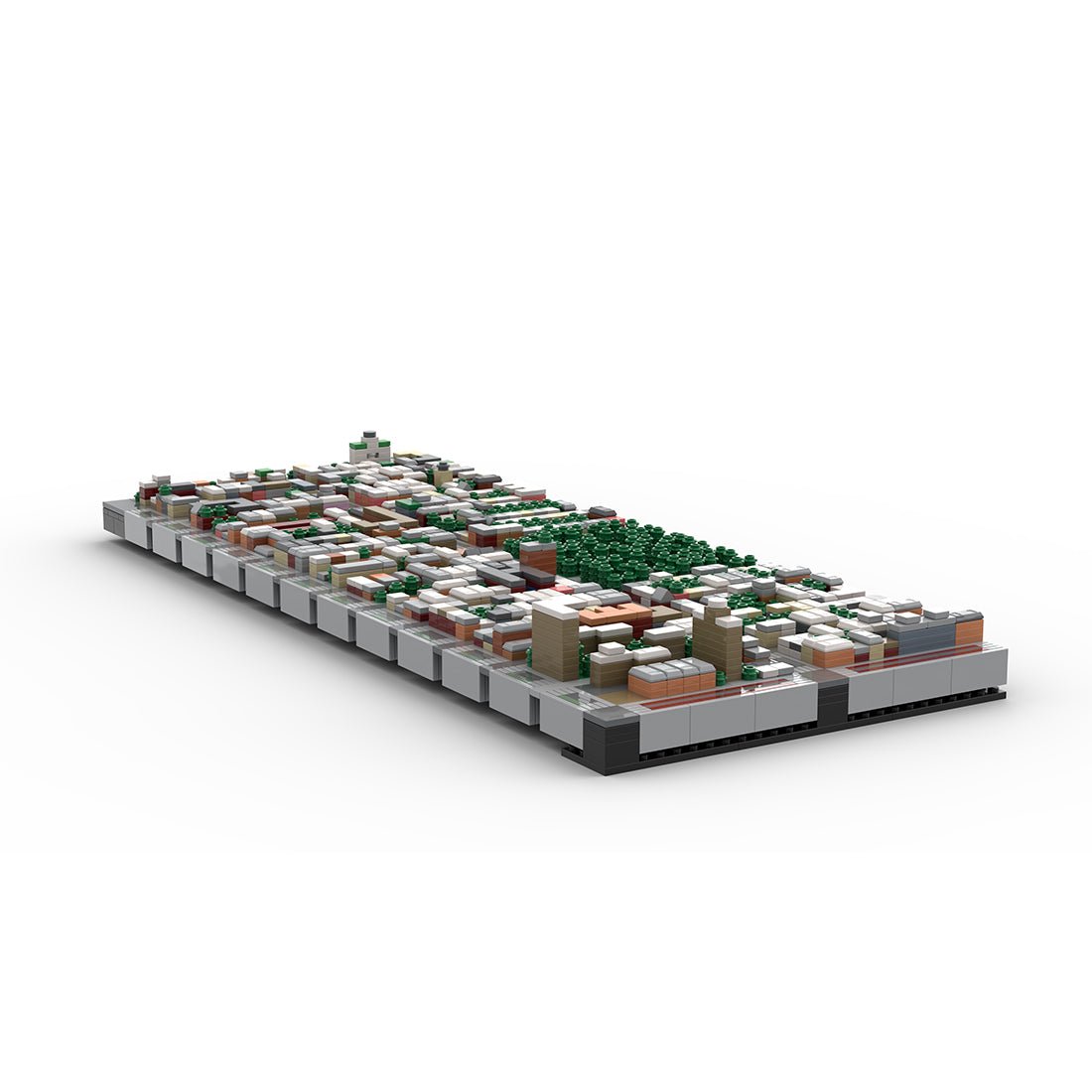 MOC - 225884 1/2000 Scale Lower Manhattan Alphabetcity Module 1 Klemmbausteine - LesDiy - Klemmbausteine