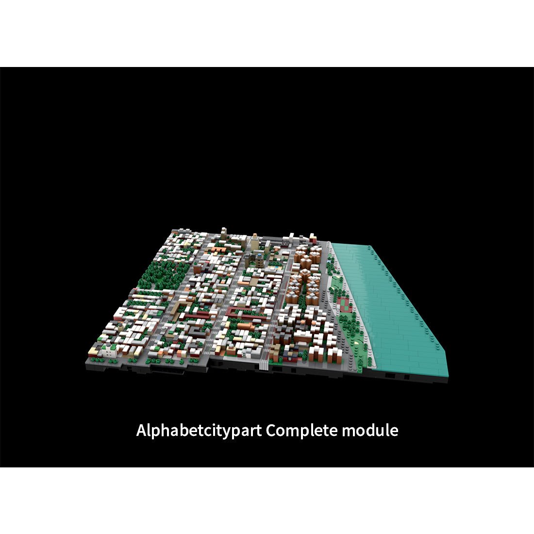 MOC - 225884 1/2000 Scale Lower Manhattan Alphabetcity Module 2 Klemmbausteine - LesDiy - Klemmbausteine