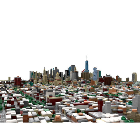 MOC - 225884 1/2000 Scale Lower Manhattan Chinatown & Little Italy Klemmbausteine - LesDiy - Klemmbausteine