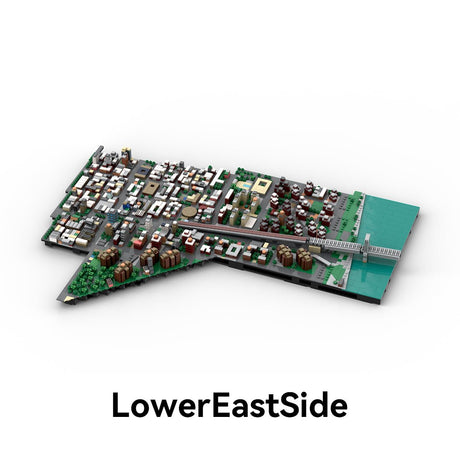 MOC - 225884 1/2000 Scale Lower Manhattan LowerEastSide Module 2 Klemmbausteine - LesDiy - Klemmbausteine