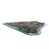 MOC - 225884 1/2000 Scale Lower Manhattan - New York City Klemmbausteine - LesDiy - Klemmbausteine