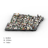 MOC - 225884 1/2000 Scale Lower Manhattan South of Houston Street Scene Klemmbausteine - LesDiy - Klemmbausteine