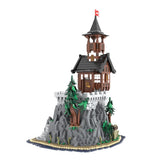MOC-227229 Medieval Rock Tower Klemmbausteine-LesDiy-Klemmbausteine
