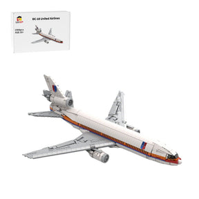 MOC - 228395 DC - 10 United Airlines Klemmbausteine - LesDiy - Klemmbausteine