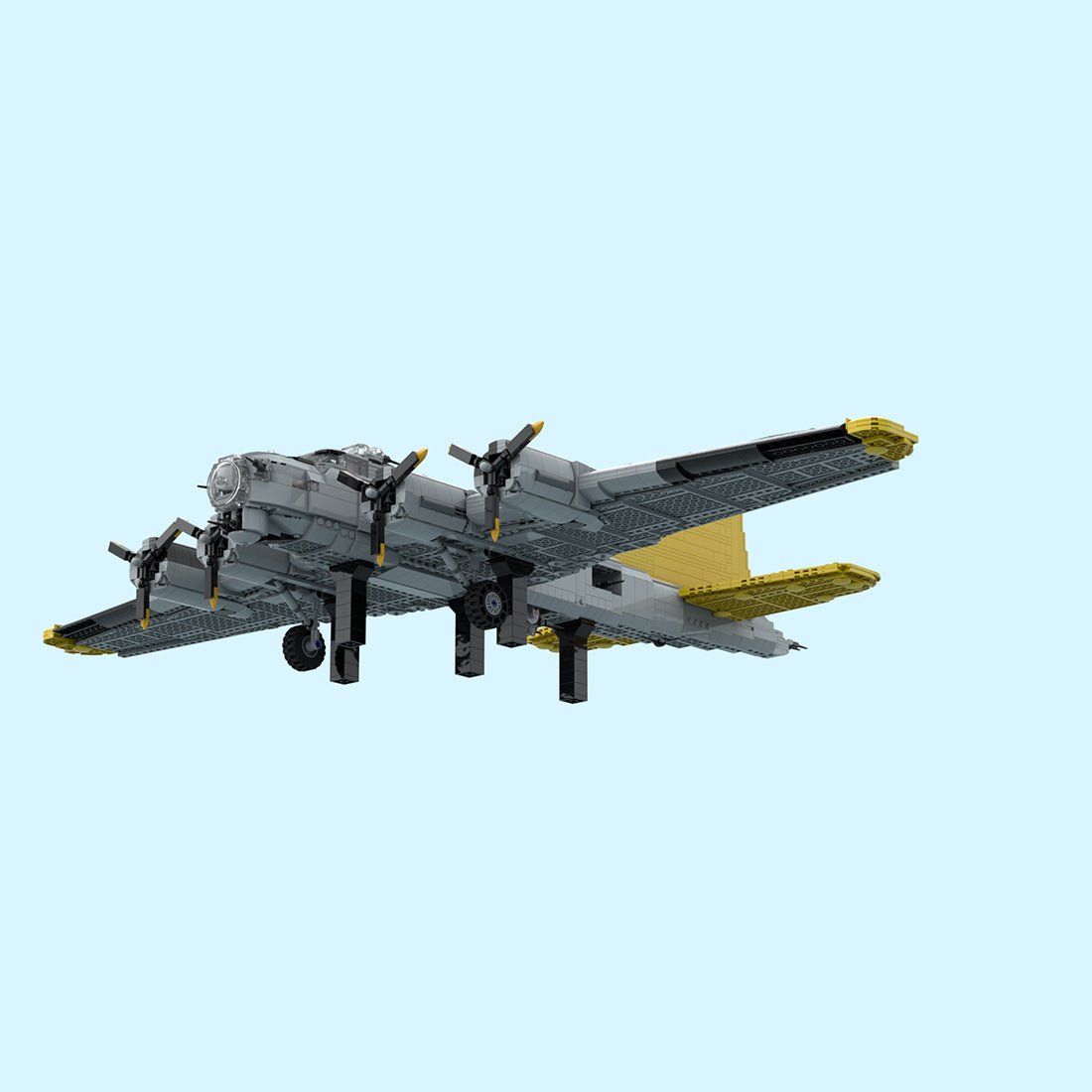 MOC - 228864 Boeing B - 17 Flying Fortress Klemmbausteine - LesDiy - Klemmbausteine