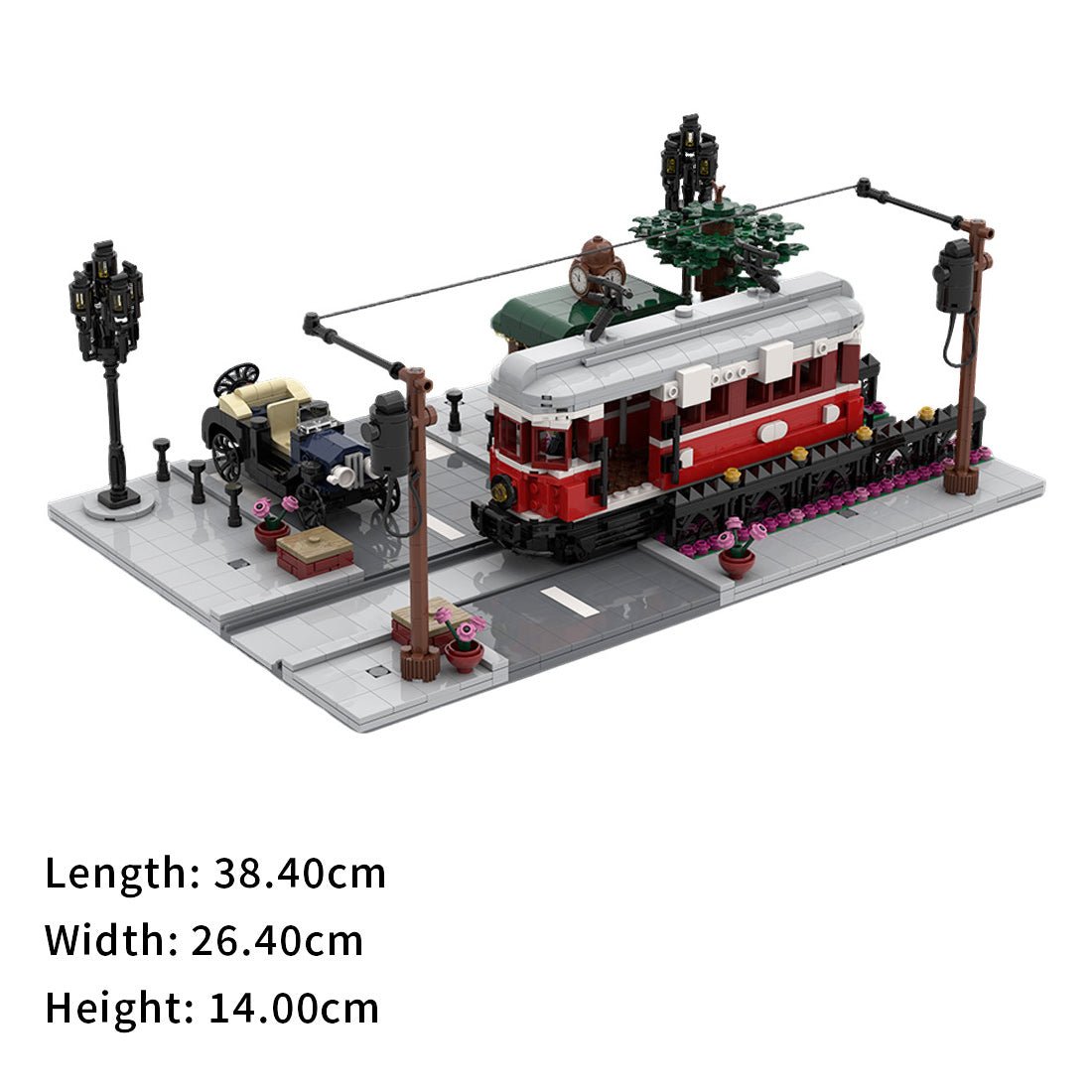MOC - 229331 Trolley Crossing Klemmbausteine - LesDiy - Klemmbausteine